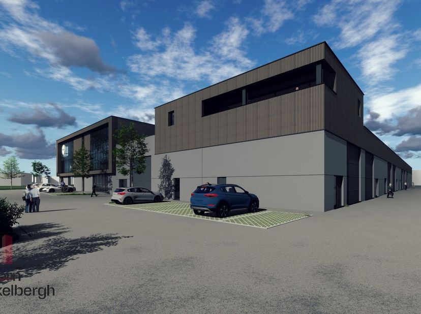 Unité PME nouvellement construite d&#039;une superficie de 167 m² et 2 places de parking privées à vendre dans le parc d&#039;activités &#039;De Schatting&#039;, à peine
