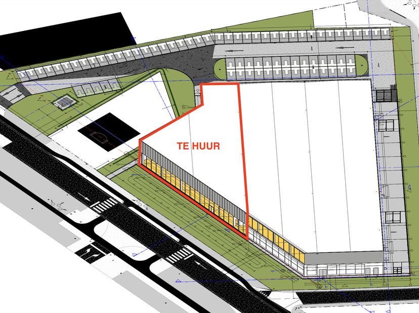 Commerciële ruimte (+/- 818 m2) in een nieuwbouwproject met GAMMA. Gelegen tegenover de uitrit van Retailpark T-Forum.&lt;br /&gt;
De beschikbare unit heeft