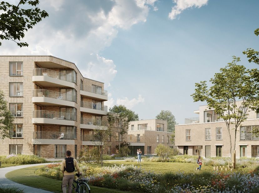 Op zoek naar een stijlvol appartement omringd door groen, maar met de stad altijd dichtbij? Ontdek dit gelijkvloers 1-slaapkamer appartement in Nuvèl,