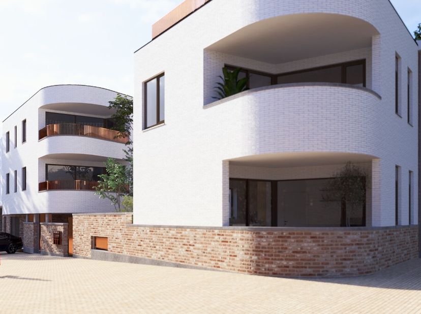 Prachtig BEN-appartement met terras in residentie De Kapelanij op wandelafstand van het centrum van Sint-Truiden. Oplevering december 2026. Op de hoek