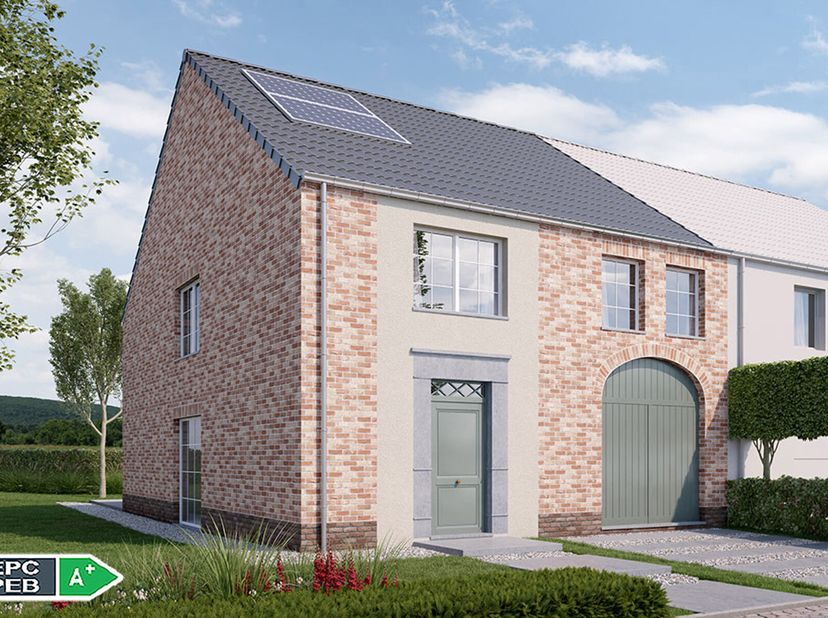 Deze klassieke nieuwbouwwoning kan voor u gebouwd worden in het rustige Sint-Amands. Deze voldoet aan de meest energiezuinige norm nl A+ dankzij, warm