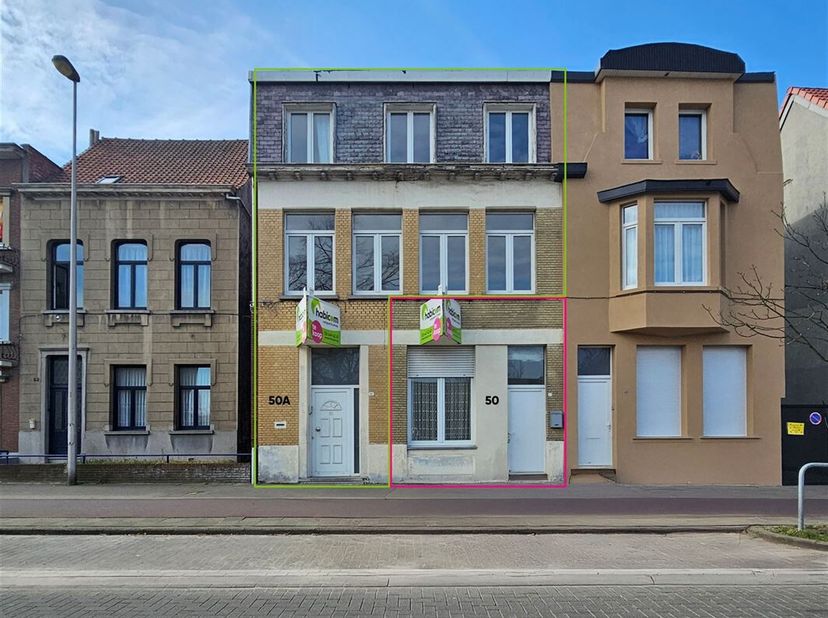 Te renoveren woonhuis vlakbij het centrum van Hoboken.&lt;br /&gt;
Deze mogelijke tweewoonst is zeer gunstig gelegen, op slechts 5 minuten wandelen bereikt