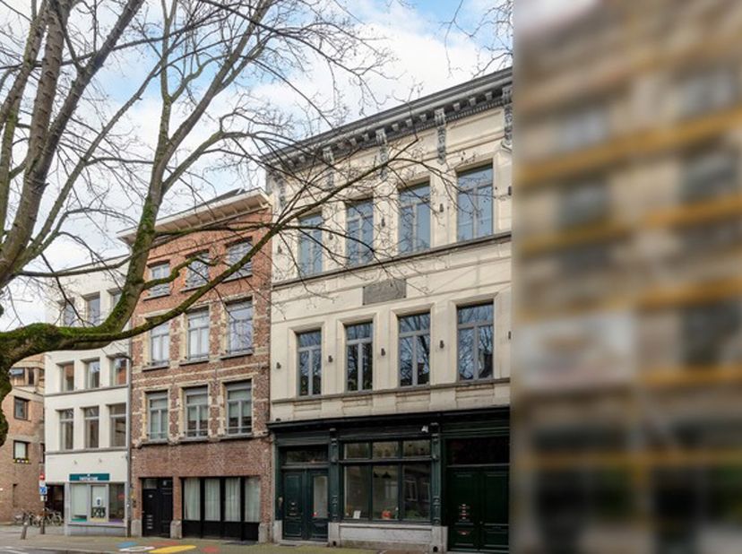 Dit triplex appartement ligt in het bruisende centrum van Antwerpen, op slechts een korte wandeling van de iconische Grote Markt en de oevers van de S