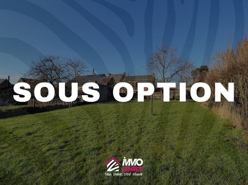 OPTION!!!&lt;br /&gt;
Magnifique terrain à vendre.&lt;br /&gt;
TERRAIN à Gourdinne dans un endroit calme et proche des axes routiers et des commerces.&lt;br /&gt;
Surfa