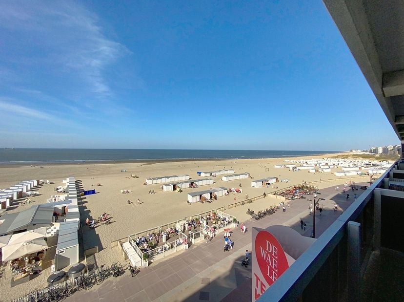 In de residentie Probitas, op de vijfde verdieping, wordt een sfeervolle studio aangeboden met een prachtig frontaal zeezicht. De studio is ideaal gel