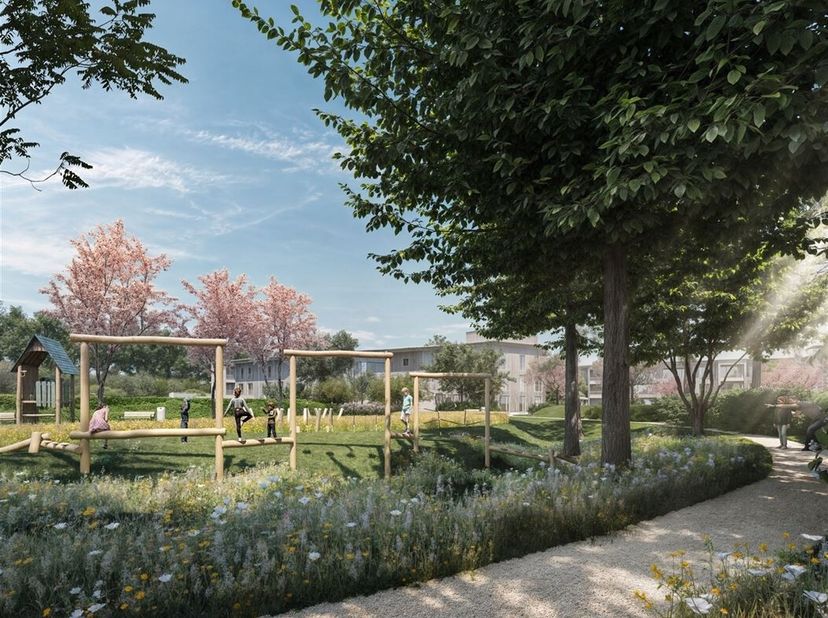 In het hart van Mortsel-Dorp, op de site van de werf in de Sint-Benedictusstraat verwelkomt Benedicte je in een groene leefomgeving.&lt;br /&gt;
De site wor