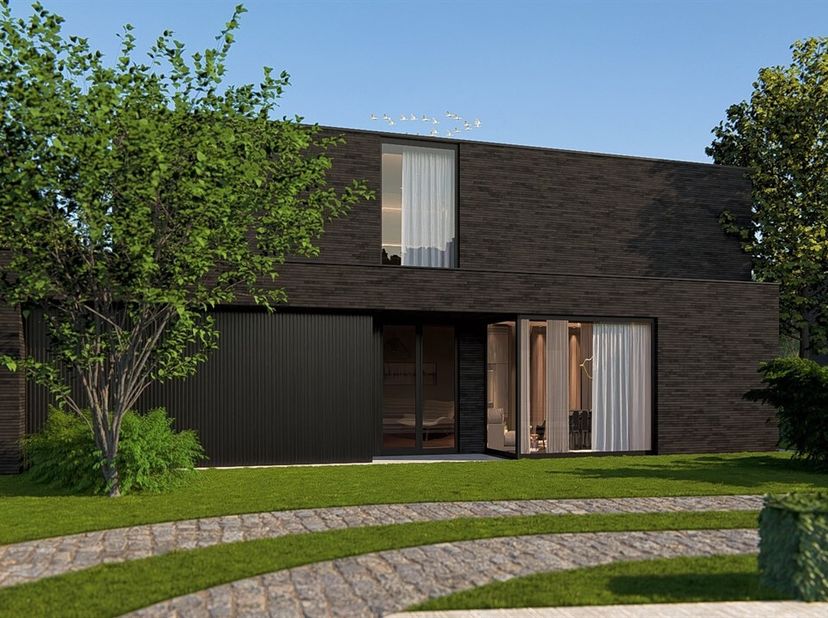 Prachtige bouwgrond voor open bebouwing met een oppervlakte van 1900m². Mogelijkheid voor bouwen van heel ruime woning, combinatie wonen en werken. Ge