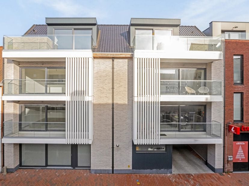 Découvrez le confort et le luxe de ce bel appartement neuf de deux chambres, situé sur la Yeperstraat, dans le centre de Poperinge. Ce bel appartement
