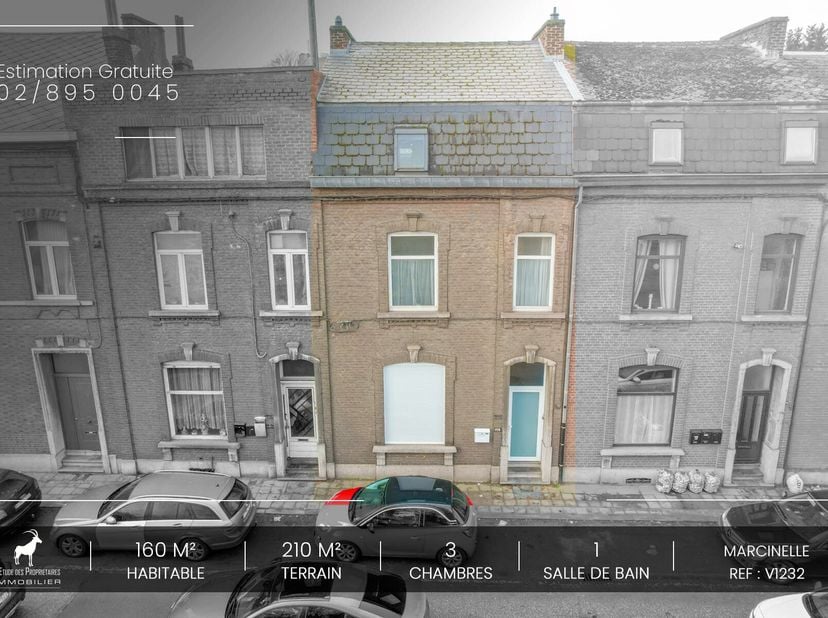 ***SOUS-OPTION***&lt;br /&gt;
Nous vous proposons cette belle et grande maison de maître située à MARCINELLE proche de toutes commodités.&lt;br /&gt;
Ce magnifiqu