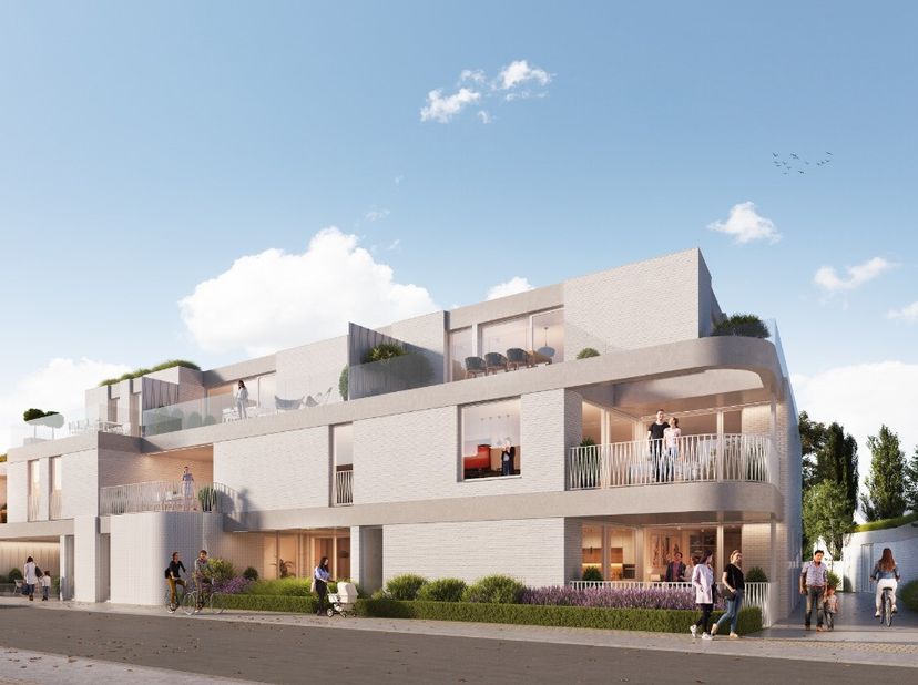 Gelijkvloers appartement met 2 slaapkamers voorzien van alle comfort, oa. warmtepomp, vloerverwarming, zonnepanelen enz.Bewoonbare oppervlakte 91 m² +
