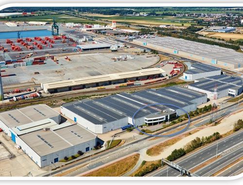                                         Magazijn met bureel te huur in Lillo, € 7.000
