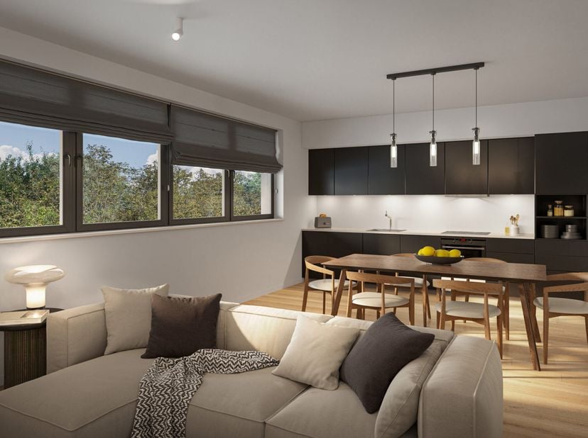 LAVENDER - ZAVENTEM un projet NEUF achevé en 2025 ! Idéalement situé à Zaventem, à proximité de toutes les facilités. Ce lumineux appartement de +- 84