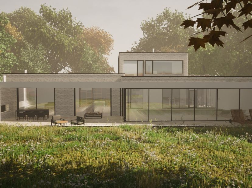 Gelegen op een prachtig perceel van 3.132 m² in een groene en rustige omgeving, wordt deze uitzonderlijke vrijstaande villa aangeboden in CASCO staat.