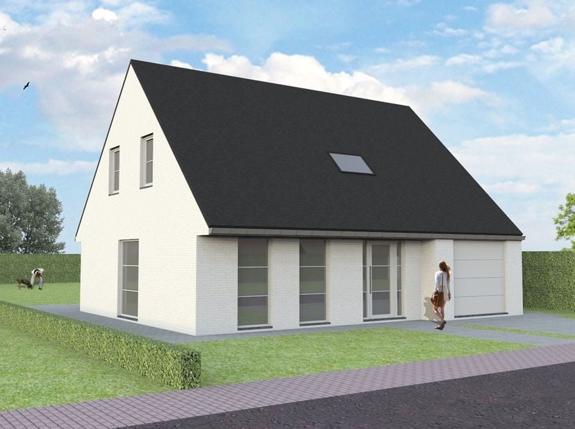 Maison villa 4 façades à construire à  Aalbeke. &lt;br /&gt;
&lt;br /&gt;
Maison témoin : disposition à choisir librement.&lt;br /&gt;
&lt;br /&gt;
Nos maisons sont construit