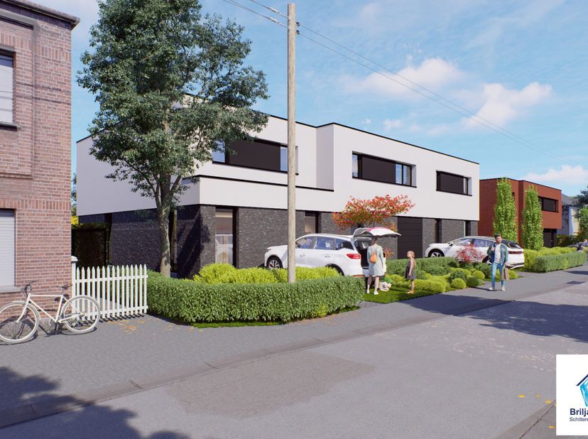 RDS construct réalisera bientôt 5 belles maisons neuves.Imaginez une maison contemporaine à la belle façade blanche, idéalement située à deux pas de t