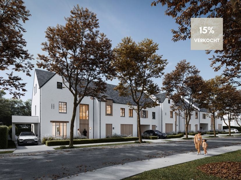 Residentie Croisette, een high-end woonproject dat 7 schitterende herenhuizen omvat, gerealiseerd in een tijdloze bouwstijl en voorzien van alle luxe