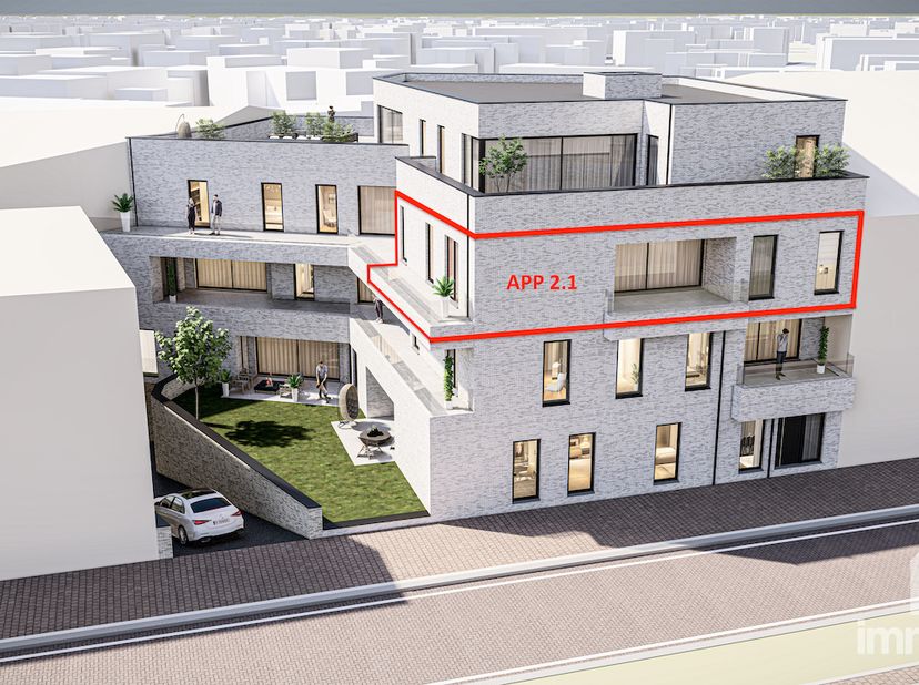 PLUSPUNTEN:&lt;br /&gt;
+ appartement W.2.1&lt;br /&gt;
+ bruto oppervlakte: 117,80 m²&lt;br /&gt;
+ terrasoppervlakte: 10,90 m²&lt;br /&gt;
+ 2 slaapkamers&lt;br /&gt;
+ ondergron