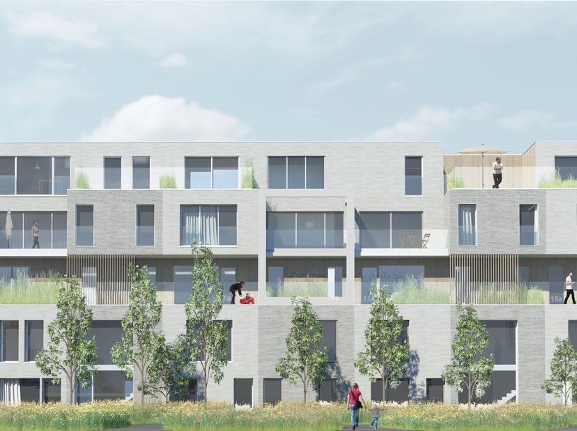 Dockside Gardens te Gent.&lt;br /&gt;
&lt;br /&gt;
Dit project omvat de realisatie van twee appartementsblokken met een totaal van 5 handelsruimtes , 46 lichtrijk