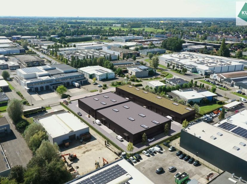 208m² loods met 1 parkeerplaats te huur in Kontich, gelegen in bedrijvenpark Heiveldekens, binnen de gouden driehoek (Antwerpen, Brussel en Gent).&lt;br
