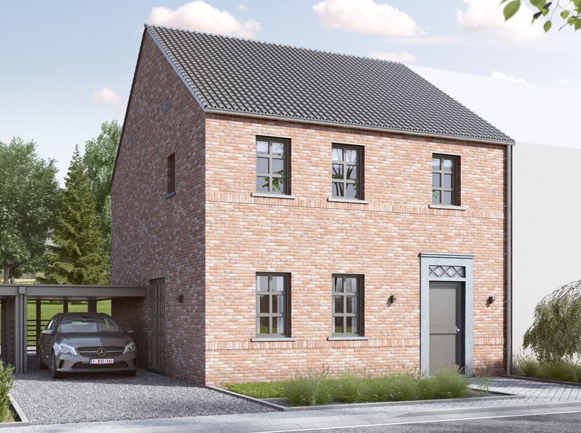 Nieuwbouw villa, bijna energieneutrale woning op een welgelegen perceel bouwgrond van 4 are 44 centiare, met een goede ligging vlakbij het centrum van