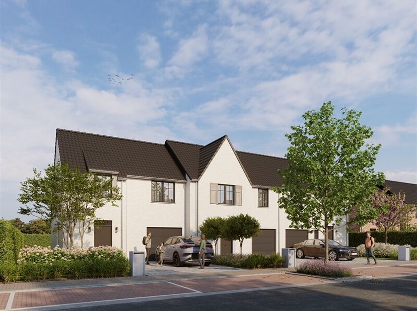 Découvrez cette nouvelle construction du promoteur Deback à Estaimpuis, une maison 2 façades, édifiée sur un terrain de 434 m² et orientée Est. Elle p