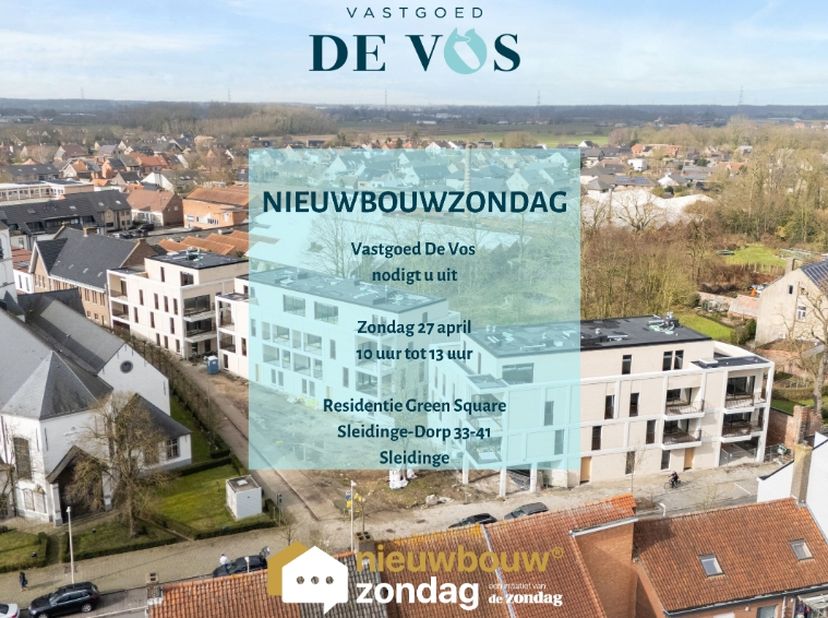 Appartement te koop
                    in 9940 Sleidinge