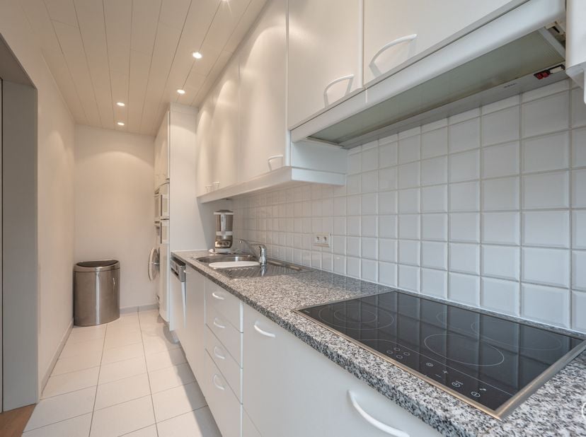 GEMEUBELD - Aangenaam appartement vlakbij het strand en het bruisende Rubensplein.&lt;br /&gt;
INDELING: ruime inkomhall, gastentoilet, vestiaire, gezellige
