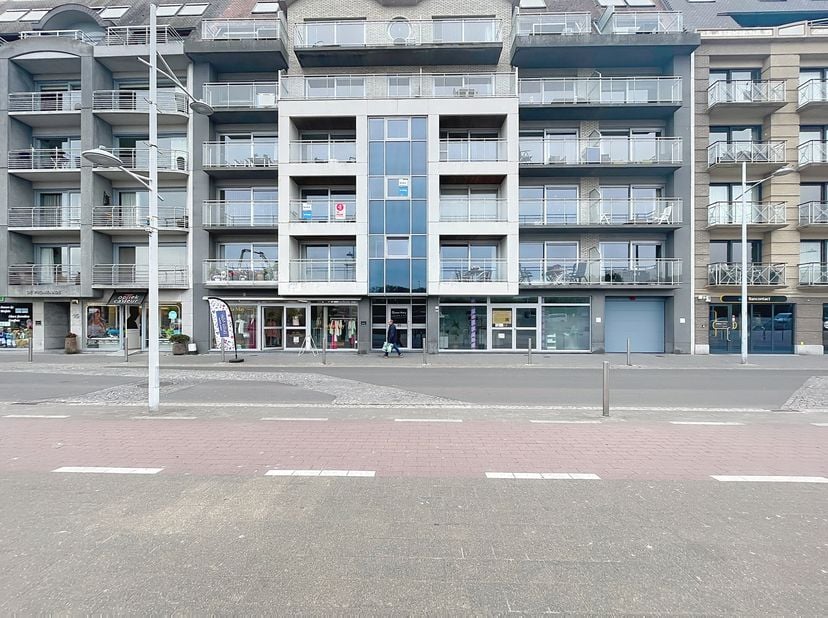 Appartement meublé chic (en option) au deuxième étage avec une terrasse confortable et une vue sur les dunes de Bredene.&lt;br /&gt;
Disposition:&lt;br /&gt;
hall