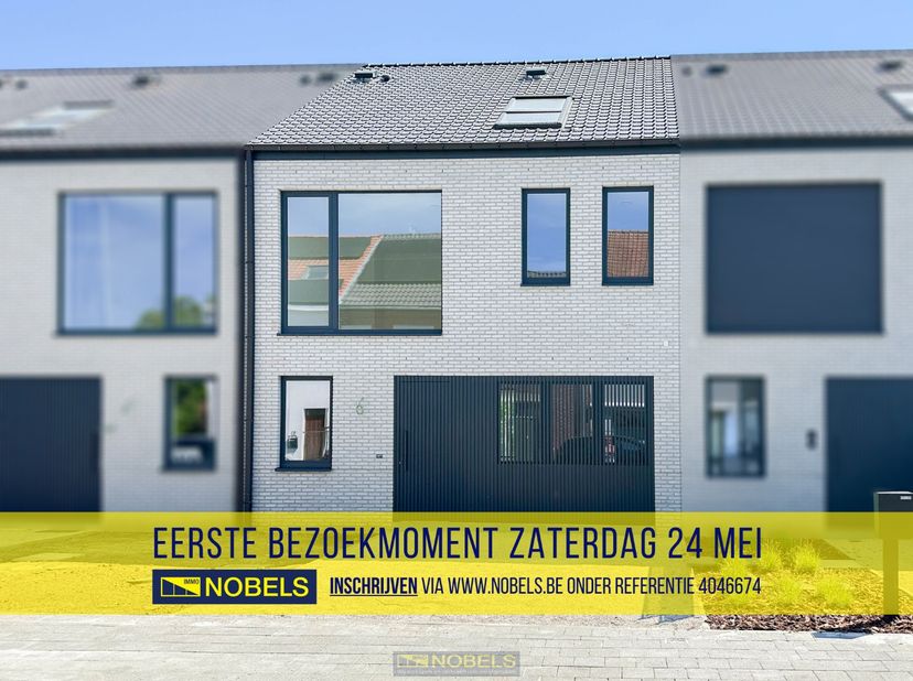 Eerste bezoekdag zaterdag 24 mei! Inschrijven kan via www.nobels.be onder referentienummer 4046674.&lt;br /&gt;
&lt;br /&gt;
INSTAPKLARE, STIJLVOLLE BEN-WONING in