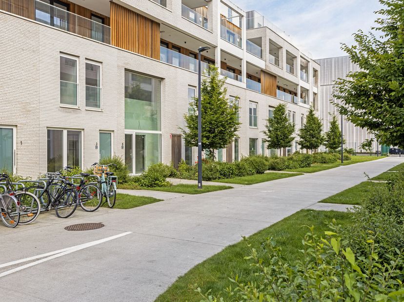Dockside Gardens est situé dans le développement de Dok Noord, un nouveau quartier qui est devenu un véritable Docklands à Gand ces dernières années,