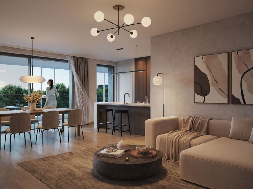 Ontdek dit ruime en energiezuinige 2-slaapkamerappartement in het prestigieuze project The Garden Brussels.&lt;br /&gt;
Gelegen op een strategische locatie