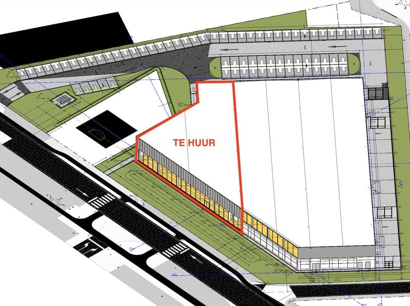 Commerciële ruimte (+/- 818 m2) in een nieuwbouwproject met GAMMA. Gelegen tegenover de uitrit van Retailpark T-Forum.&lt;br /&gt;
De beschikbare unit heeft