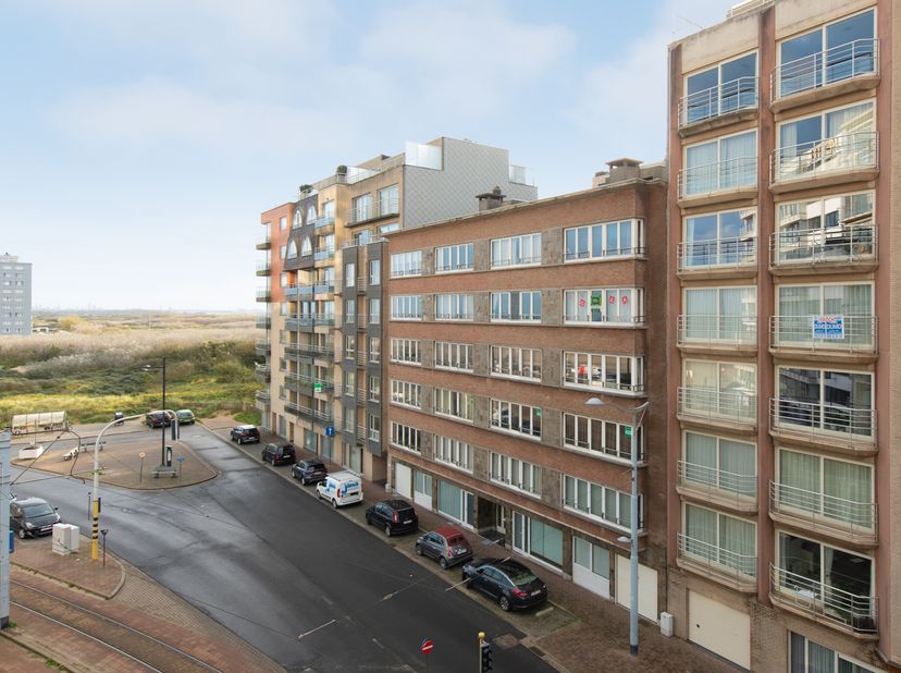 Appartement de 2 chambres prêt à emménager avec terrasse orientée plein sud à vendre au quatrième étage de la récente résidence Het Zuiderhuis (2001).
