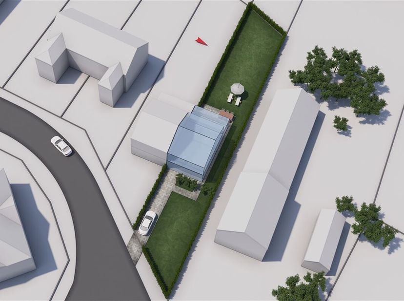 Knappe bouwgrond van 6a52ca geschikt voor een halfopen bebouwing, gelegen in een groene omgeving&lt;br /&gt;
Omgeving: &lt;br /&gt;
+ Rustige woonwijk in een groe