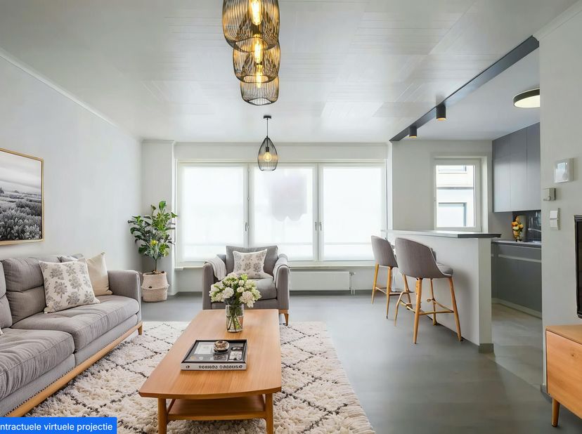 Dit goed onderhouden appartement is recent gerenoveerd en instapklaar. Het ligt op wandelafstand van het station van Kortrijk, wat zorgt voor een uits