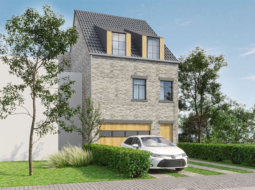 Prachtige nieuwbouw (2025) appartement op het gelijkvloers, met vrije keuze in de afwerking (vloer, keuken, badkamer). Het appartement omvat een ruime