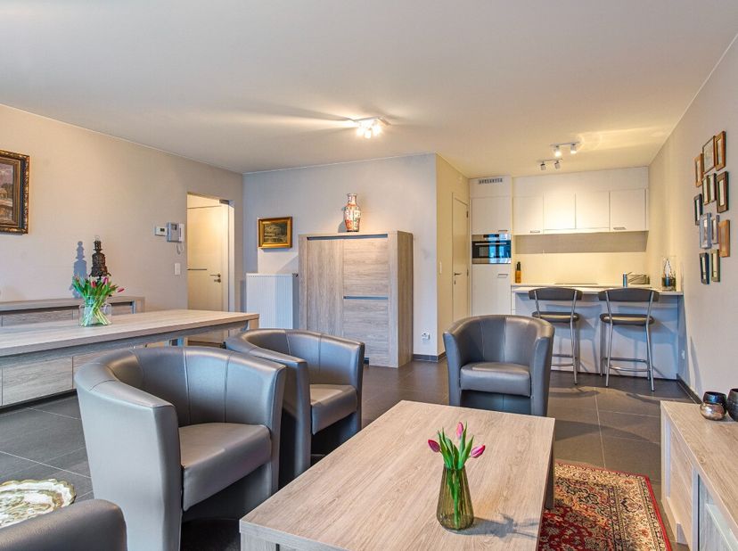 Spacieux et lumineux appartement d&#039;une chambre à coucher à vendre au cur de WaregemCet appartement spacieux et prêt à l&#039;emploi situé à Waregem allie c