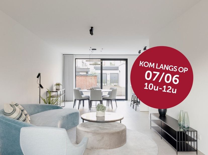 Op zaterdag 07/06 tussen 10u-12u stellen we de deuren open van deze prachtige instapklare woningen! Kom eens langs en schrijf je in via: https://www.e