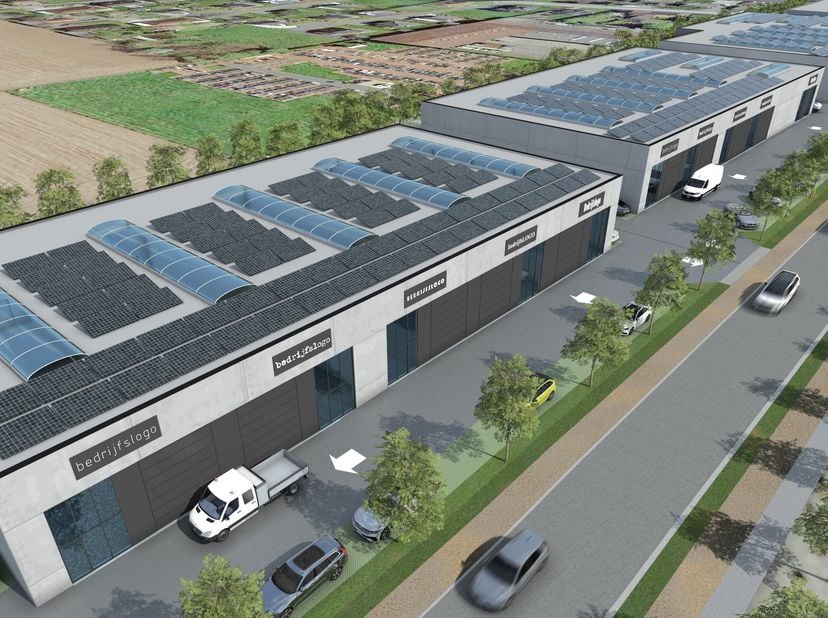 Op een centrale ligging in de driehoek Tielt- Deinze-Waregem, meer bepaald te Dentergem bevindt zich deze nieuwbouw KMO-unit deel uitmakend van het KM