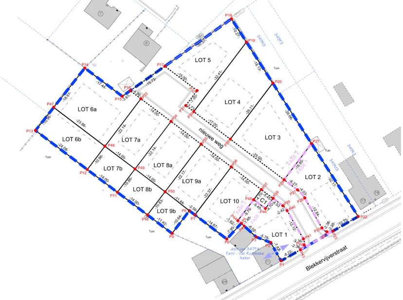 Rustig gelegen nabij het centrum van Maria-Aalter in een nieuw gecreëerde straat.&lt;br /&gt;
7 loten&lt;br /&gt;
Vrije architectuur. &lt;br /&gt;
Er is de mogelijkheid