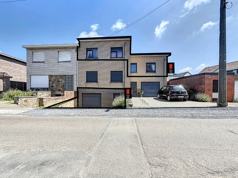 BHS IMMO a le plaisir de vous proposer ce beau duplex 2 chambres de 100m² à vendre, idéalement situé à Rocourt dans un bloc de deux unités dans un qua