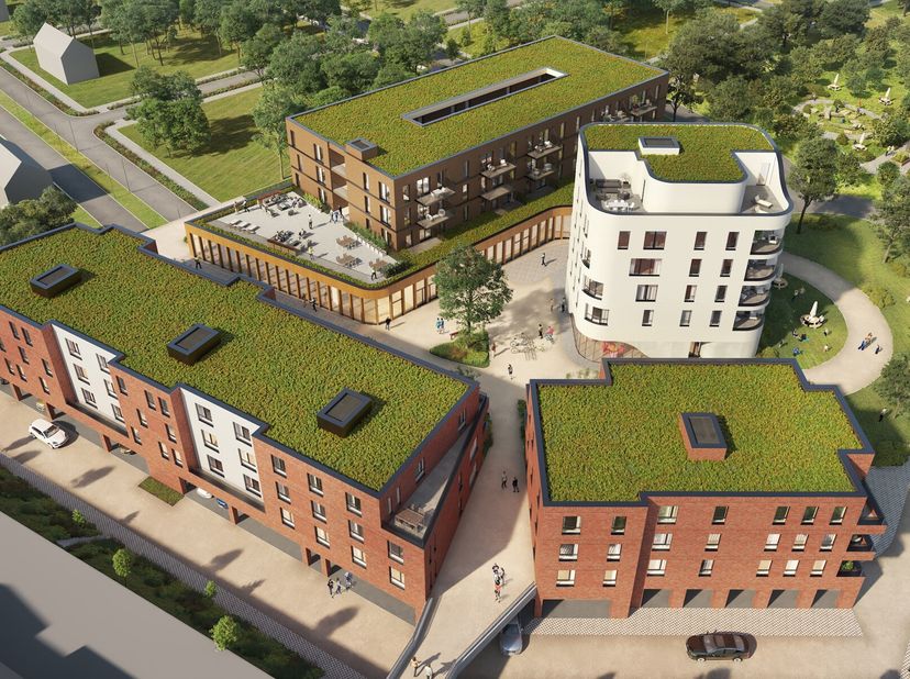 Meer info via info@homixx.be of 016/199 348!&lt;br /&gt;
Nieuwbouw appartement met 2 slaapkamers te huur: 975euro per maand + 75euro maandelijkse provisie.&lt;