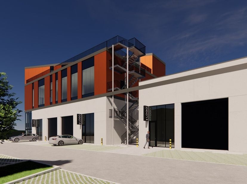 Vlakbij de op- en afrit van Gentbrugge wordt een nieuw bedrijvencomplex ontwikkeld waar zowel KMO-units, service-kantoren als afzonderlijke kantoren t