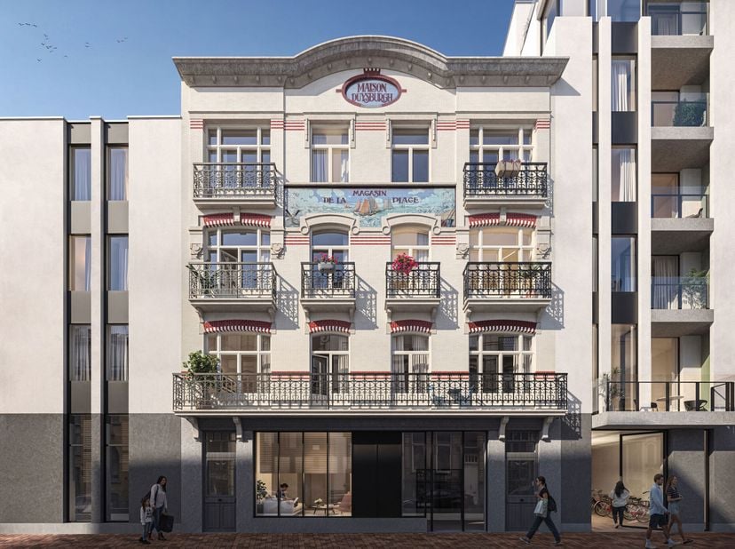 In het centrum van Blankenberge lanceren we het project, Maison Duysburgh. In totaal verrijzen er 39 appartementen ontworpen door het Blankenbergs arc