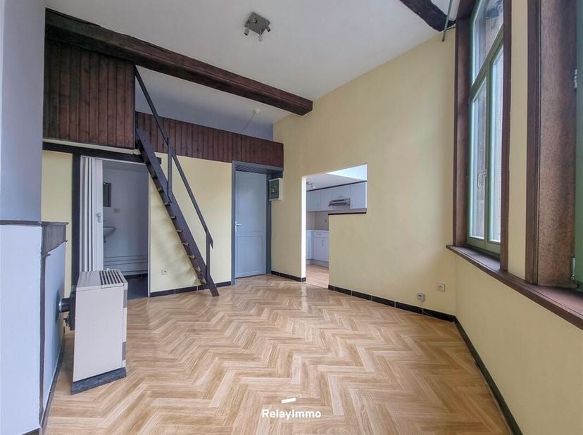 Idéal pour étudiant, studio de 20 m² au centre-ville de Tournai, près de l&#039;école d&#039;architecture. &lt;br /&gt;
Espace de vie, cuisine semi-équipée avec plaqu