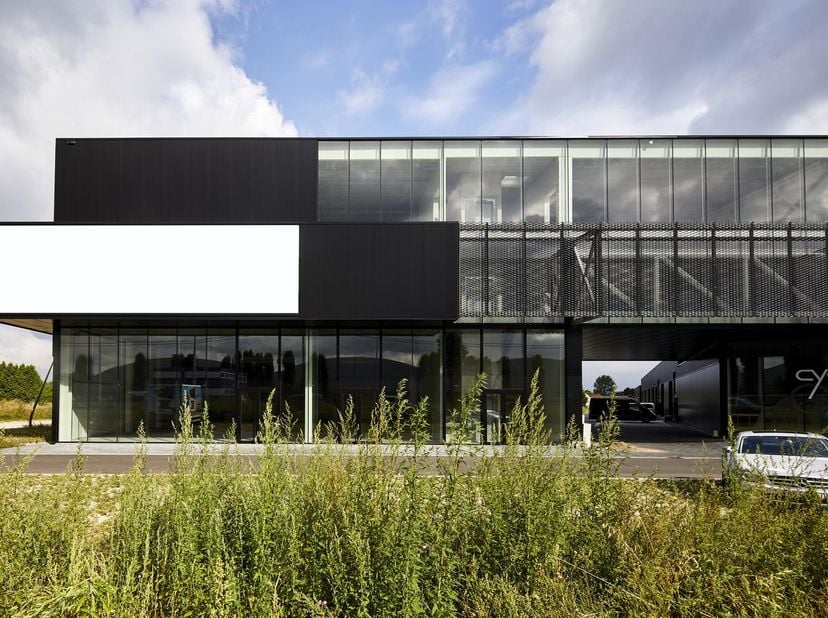 Nieuwbouw kantoorruimte/polyvalente ruimte van 288 m² te koop te Melsbroek, topligging langs de Haachtsesteenweg, op 2 km van de luchthaven - Brucargo