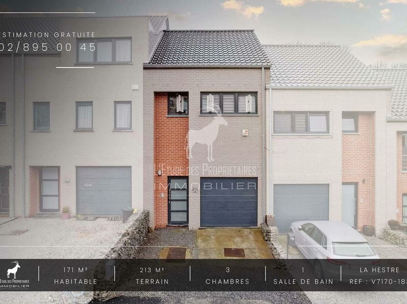 Agentschap referentie: v7170-183&lt;br /&gt;
*** VIRTUELE TOUR: https://envisite.net/vtour/fr/chdd1t ***&lt;br /&gt;
Deze nieuwbouw uit 2017 in LA HESTRE is ontwo