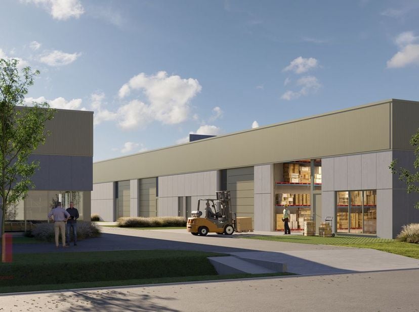 Bedrijfsgebouw op maat van 827 m² in combinatie met 207 m² kantoorruimte te koop.&lt;br /&gt;
&lt;br /&gt;
Op de nieuwe industriële ontwikkeling &#039;THEA&#039; worden 8 l