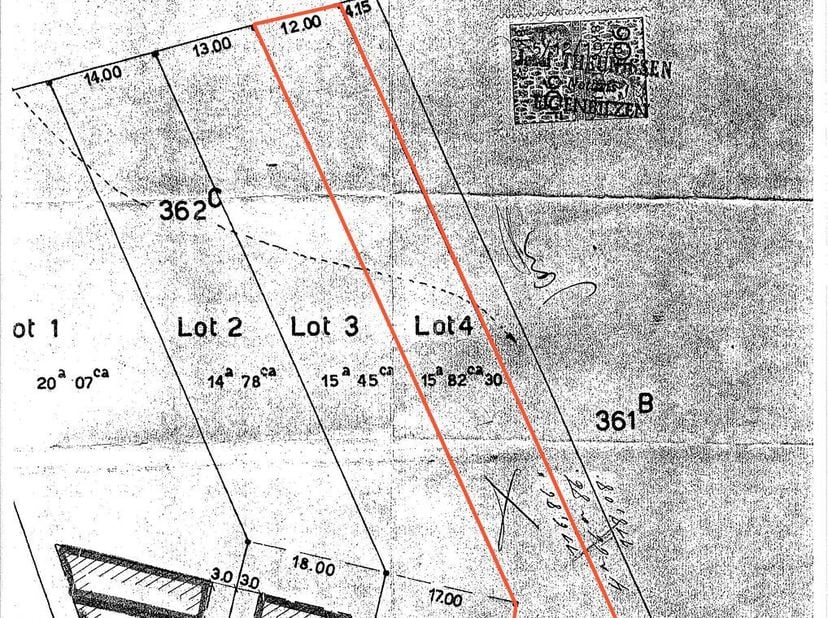 Terrain à vendre
                    à 3620 Gellik