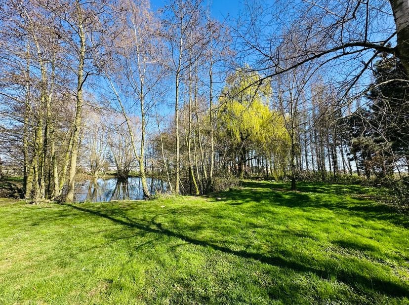 Une vie rurale avec une vue imprenable et de nombreuses possibilitésAu milieu d&#039;une oasis de paix et de nature se trouve cette propriété unique de 23